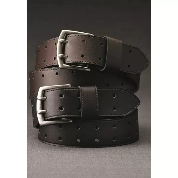 KingSize Mens Double Prong BeltBlack