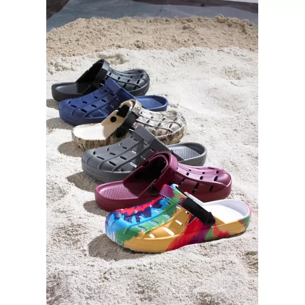 KingSize Mens Rubber Clog Water ShoeSteel Marble