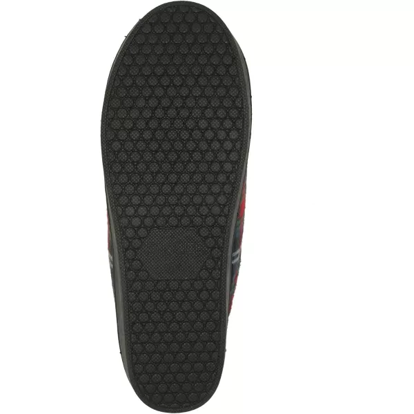 KingSize Mens Wide Width Fleece Clog SlippersBlack 0180