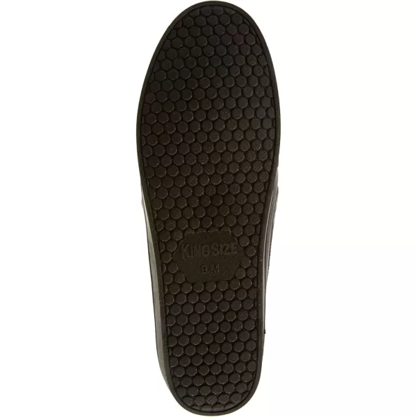 KingSize Mens Wide Width Romeo SlippersBlack 0006