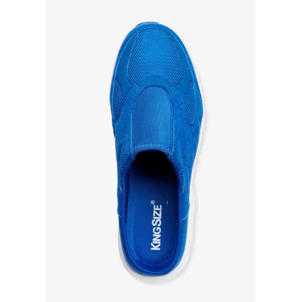 KingSize Mens Wide Width Slipon SneakerBright Blue 0449