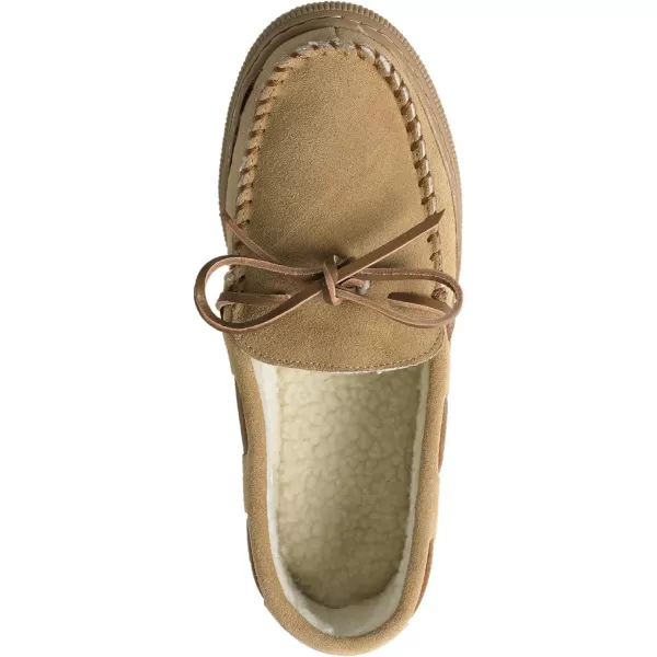 KingSize Mens Wide Width Suede Tracker SlippersBlack 0121