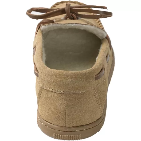 KingSize Mens Wide Width Suede Tracker SlippersBlack 0121