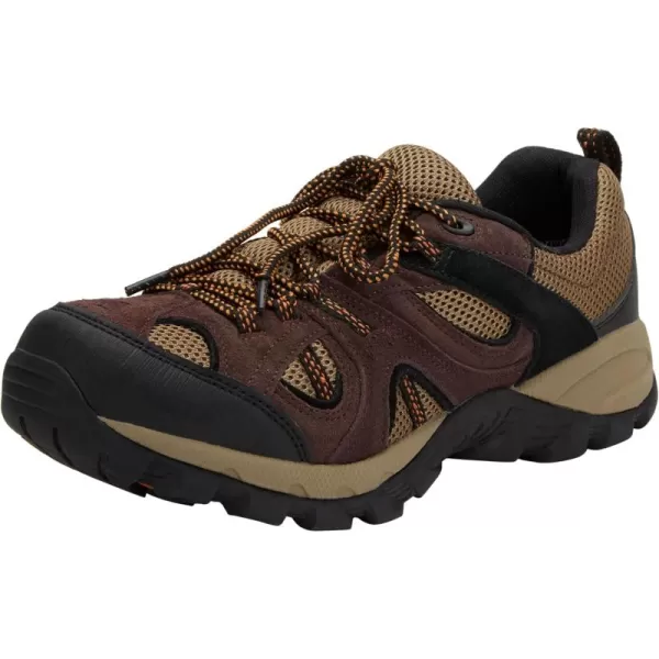 Boulder Creek by Kingsize Mens Wide Width Trail SneakersBrown 0030