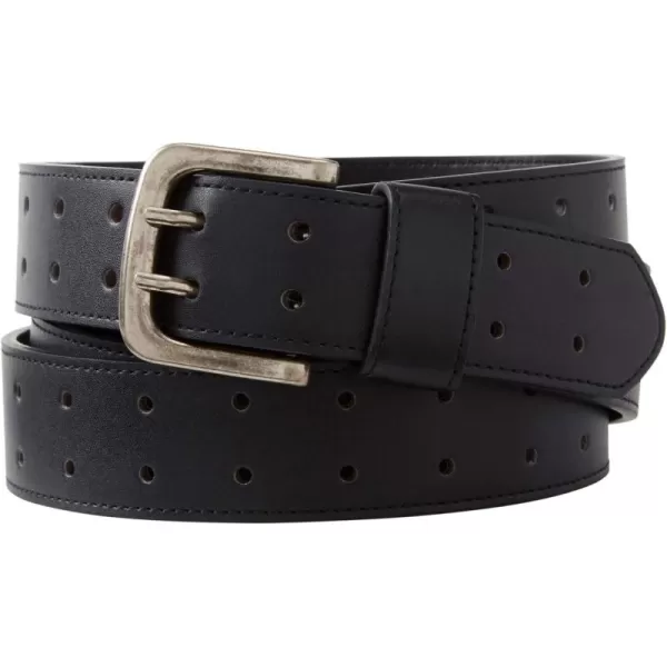 KingSize Mens Double Prong BeltBlack