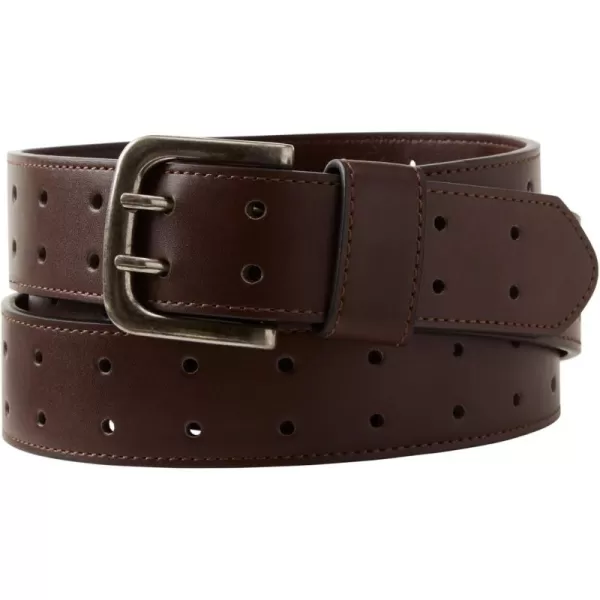 KingSize Mens Double Prong BeltBrown