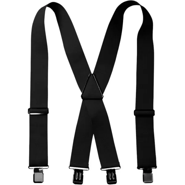 KingSize Mens Heavy Duty SuspendersBlack