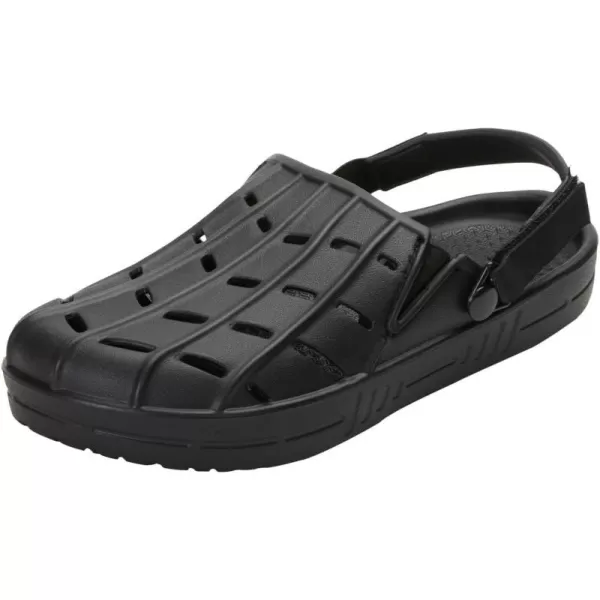 KingSize Mens Rubber Clog Water ShoeBlack