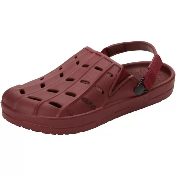 KingSize Mens Rubber Clog Water ShoeRich Burgundy