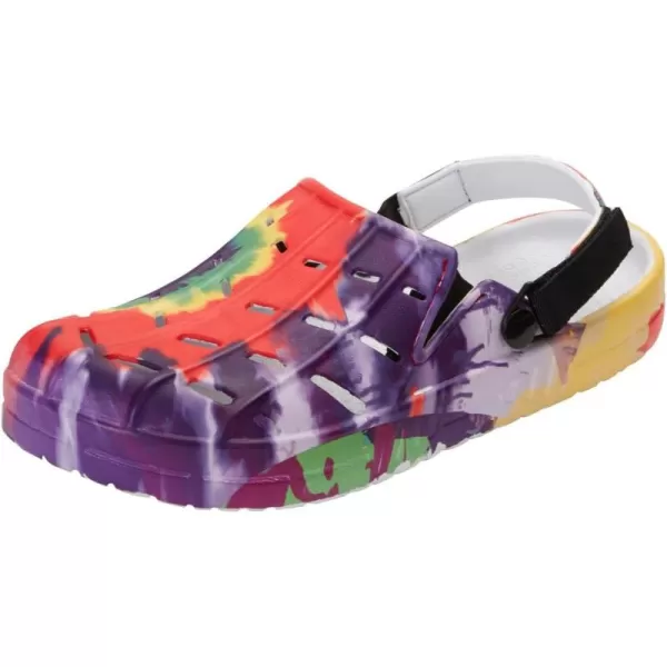 KingSize Mens Rubber Clog Water ShoeTie Dye