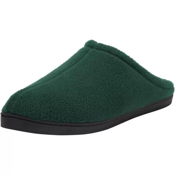 KingSize Mens Wide Width Fleece Clog SlippersHunter 0498