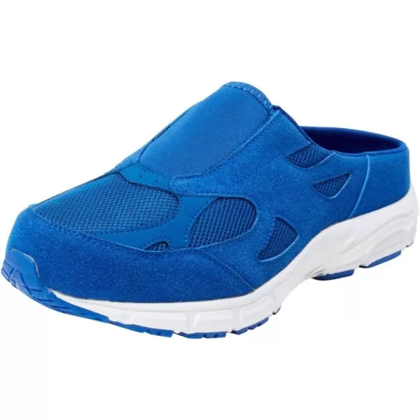 KingSize Mens Wide Width Slipon SneakerBright Blue 0449