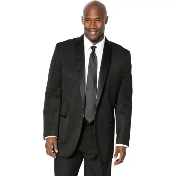 KingSize Mens Big ampamp Tall Tall Tuxedo JacketBlack