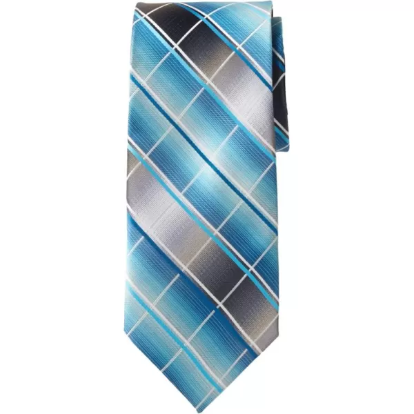 KingSize Mens Extra Long Check TieClassic Steel Check