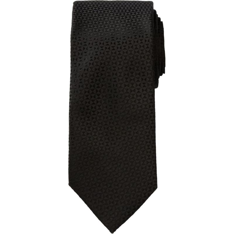 KingSize Mens KS Signature Collection Extra Long Classic Textured TieCoal Black