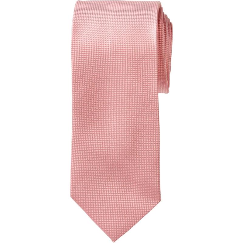 KingSize Mens KS Signature Collection Extra Long Classic Textured TieSoft Pink