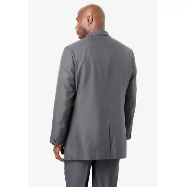 KingSize Mens Big ampamp Tall Easy Movement ThreeButton JacketSlate Blue