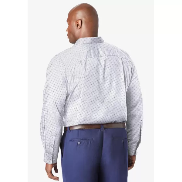 KingSize Mens Big ampamp Tall Tall WrinkleFree LongSleeve Dress ShirtSky Blue