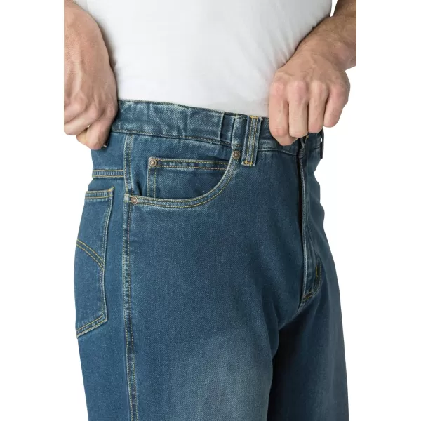 Kingsize Mens Big ampamp Tall Expandable Waist Relaxed Fit JeansStonewash