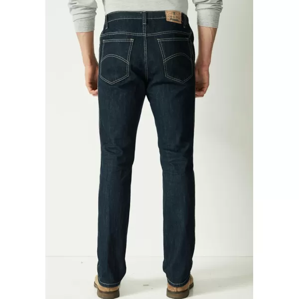 Liberty Blues by Kingsize Mens Big ampamp Tall Athletic Fit Side Elastic 5Pocket JeansDistressed