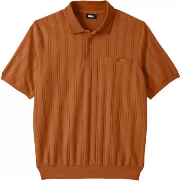 KingSize Mens Big ampamp Tall Banded Bottom Polo ShirtGinger