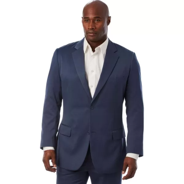 KingSize Mens Big ampamp Tall Easy Movement ThreeButton JacketSlate Blue