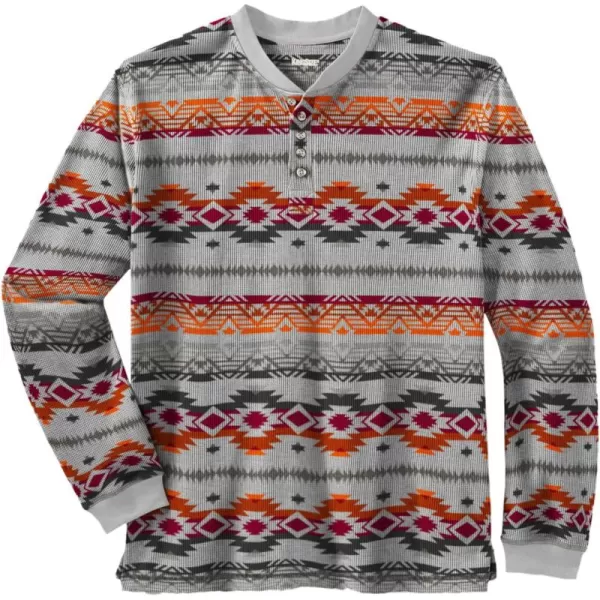 Grey Aztec Print