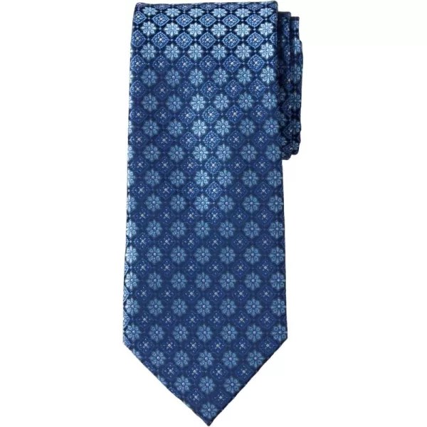 KingSize Mens Extra Long Classic Paisley TieNavy Floral