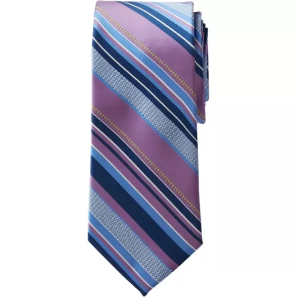 KingSize Mens KS Signature Collection Classic Stripe TiePurple Stripe
