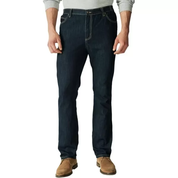 Liberty Blues by Kingsize Mens Big ampamp Tall Athletic Fit Side Elastic 5Pocket JeansIndigo