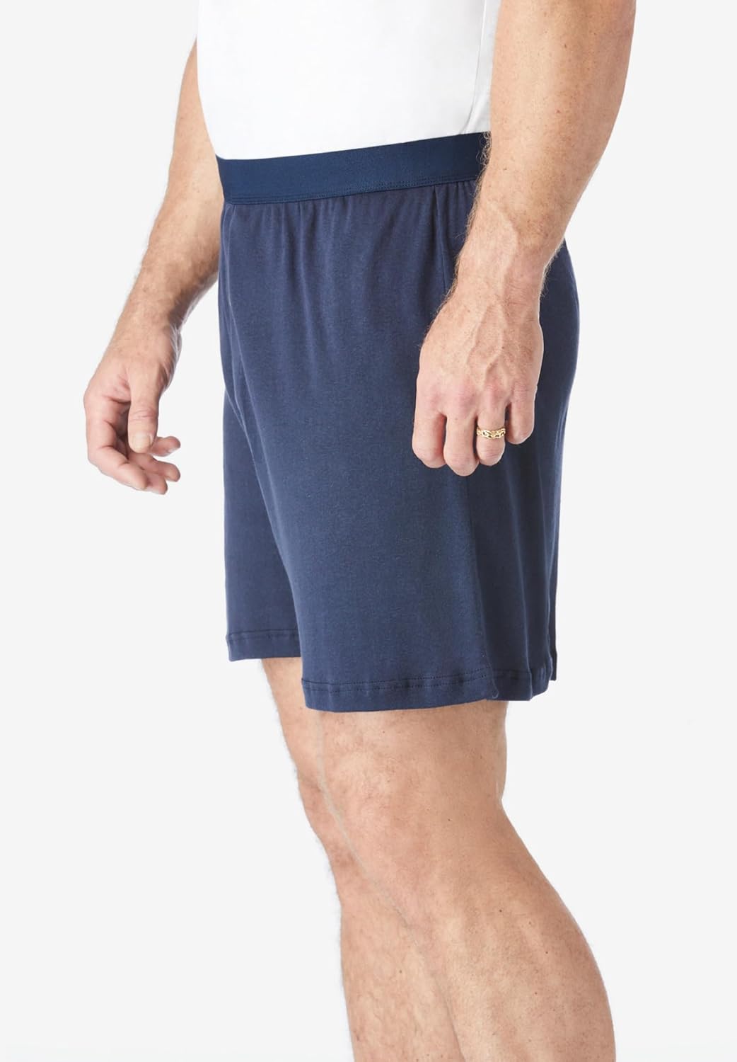 imageKingSize Mens Big ampamp Tall Cotton Boxers 3PackAssorted Colors3 Pack