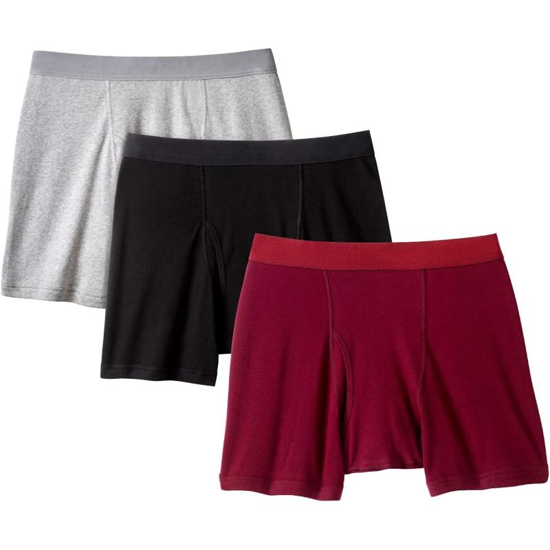 imageKingSize Mens Big ampamp Tall Cotton MidLength Briefs 3PackAssorted Neutral Colors