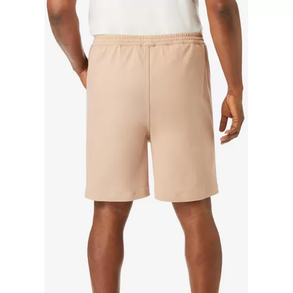 KingSize Mens Big ampamp Tall Comfort Flex 7quot ShortsLight Chestnut