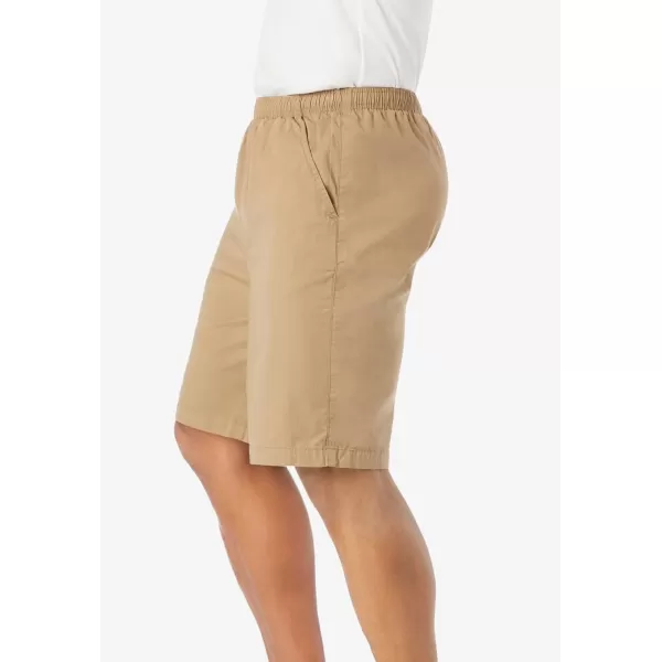 KingSize Mens Big ampamp Tall Comfort Flex Full Elastic ShortsBlack