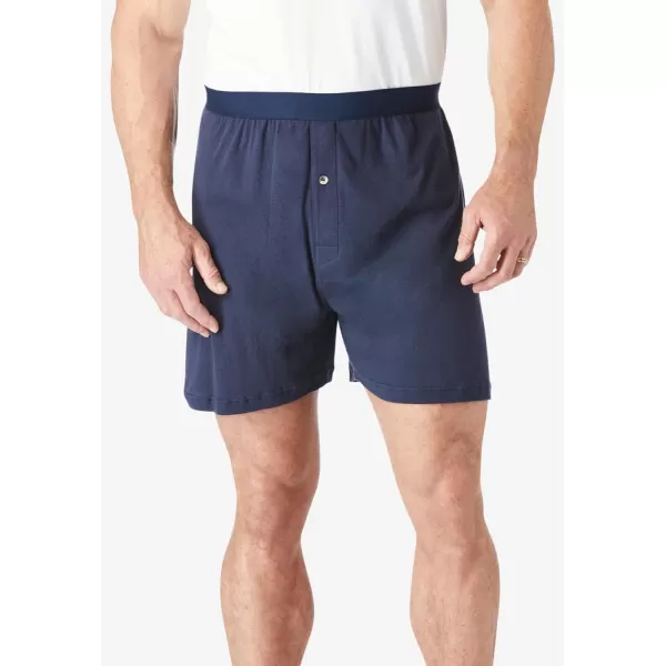 imageKingSize Mens Big ampamp Tall Cotton Boxers 3PackAssorted Colors 5 Pack