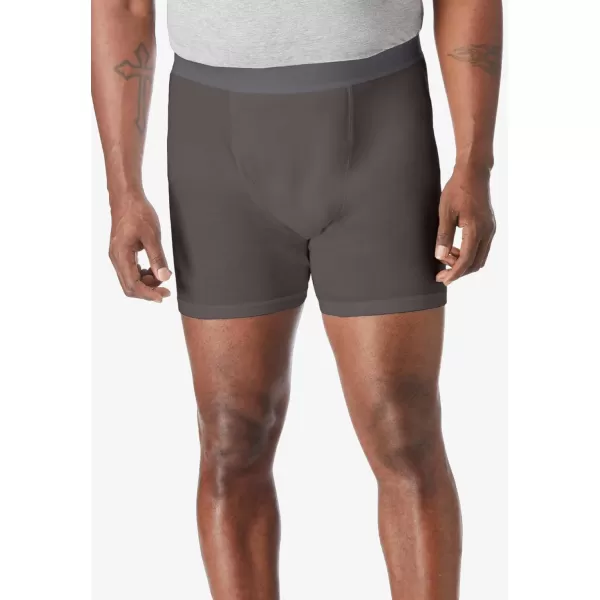 imageKingSize Mens Big ampamp Tall Cotton MidLength Briefs 3PackAssorted Colors
