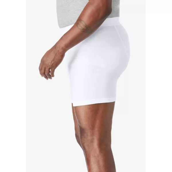 imageKingSize Mens Big ampamp Tall Cotton MidLength Briefs 3PackAssorted Neutral Colors