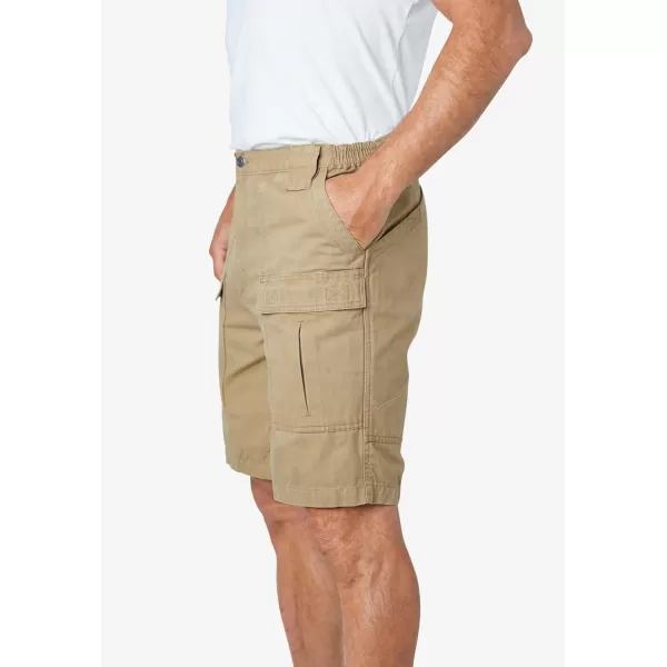 KingSize Mens Big ampamp Tall Deeper Pocket 8quot Cargo ShortsBlack