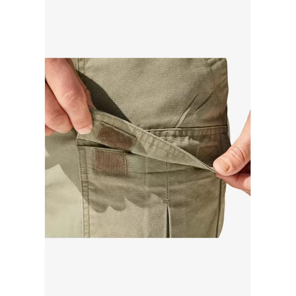 KingSize Mens Big ampamp Tall Deeper Pocket 8quot Cargo ShortsDark Khaki