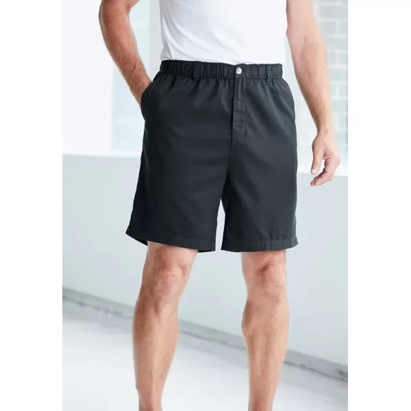 KingSize Mens Big ampamp Tall Knockarounds 6quot PullOn ShortsBlack