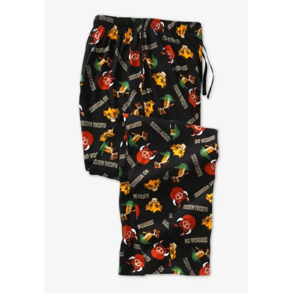 KingSize Mens Big ampamp Tall Licensed Novelty Pajama PantsMickey Pizza