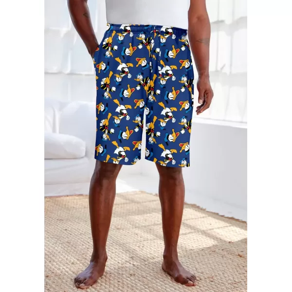 imageKingSize Mens Big ampamp Tall Pajama Lounge ShortsDonald Duck Toss