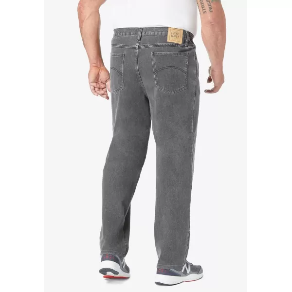 Liberty Blues by Kingsize Mens Big ampamp Tall StraightFit Stretch 5Pocket JeansIndigo