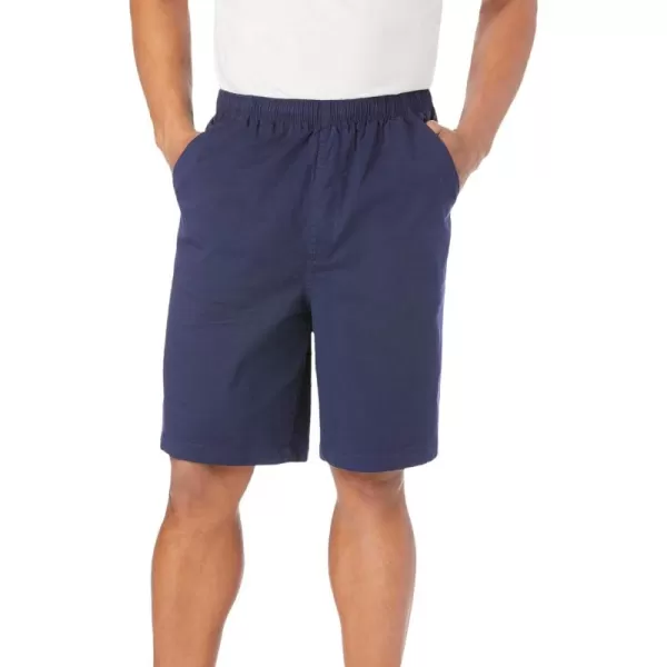 KingSize Mens Big ampamp Tall Comfort Flex Full Elastic ShortsNavy