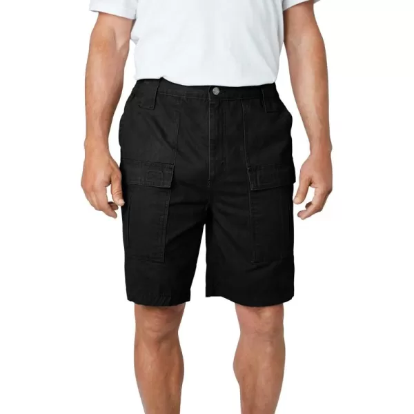 KingSize Mens Big ampamp Tall Deeper Pocket 8quot Cargo ShortsBlack