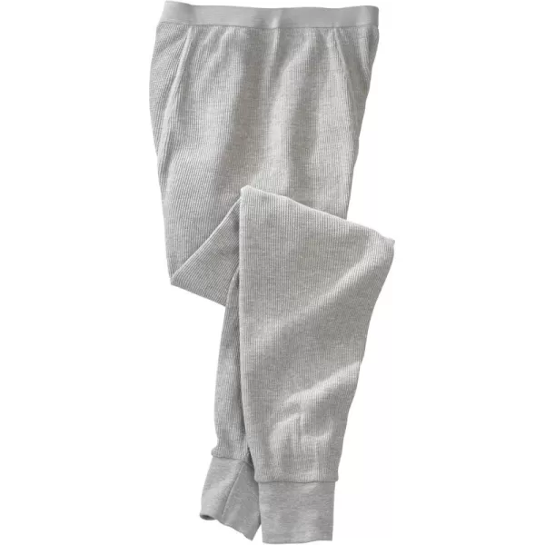 KingSize Mens Big ampamp Tall Heavyweight Thermal PantsHeather Grey