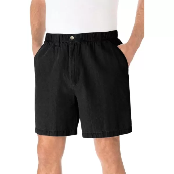 KingSize Mens Big ampamp Tall Knockarounds 6quot PullOn ShortsBlack