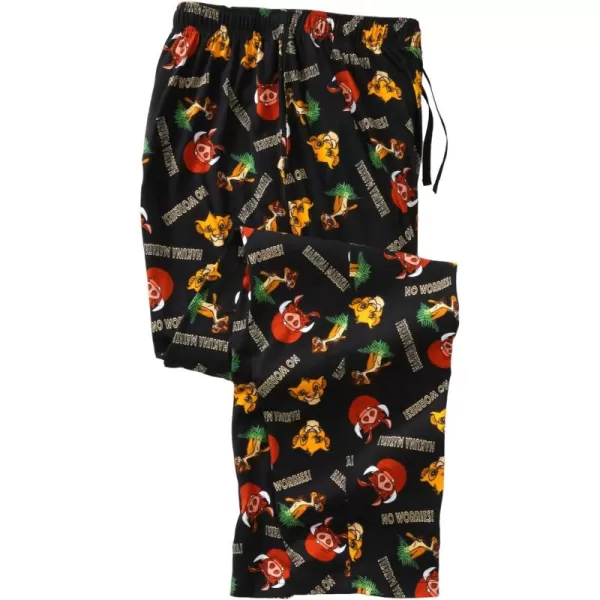 KingSize Mens Big ampamp Tall Licensed Novelty Pajama PantsHakuna Matata