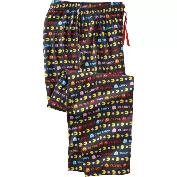 KingSize Mens Big ampamp Tall Licensed Novelty Pajama PantsPacman Roll Call