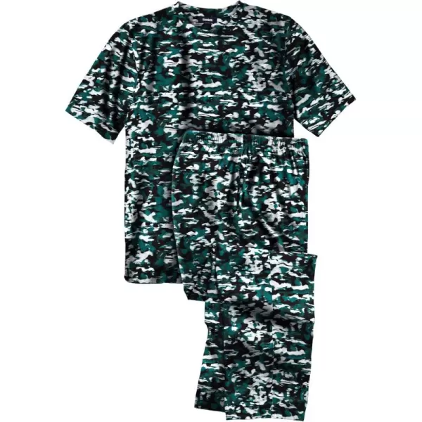 KingSize Mens Big ampamp Tall Lightweight Cotton Novelty PJ SetCamo